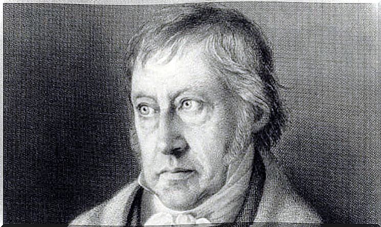 Hegel black and white image